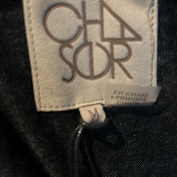 NWT, Chaser, Women’s Mini Dress Jersey, Drawstring Bell Sleeve Mini Dress - Picture 4 of 5